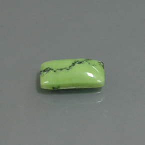1.26 ct Green Turquoise Stone, Natural Turquoise in Baguette Cabochon Shape for Sale