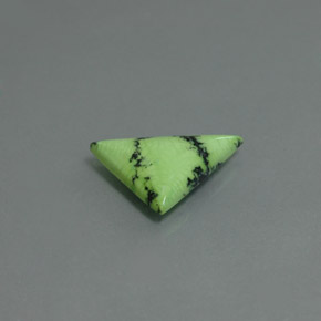 2.47 ct Green Turquoise Stone, Natural Turquoise in Trillion Cabochon Shape for Sale