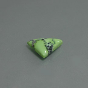 1.60 ct Green Turquoise Stone, Natural Turquoise in Trillion Cabochon Shape for Sale