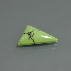 2.81 ct Green Turquoise Stone, Natural Turquoise in Trillion Cabochon Shape for Sale