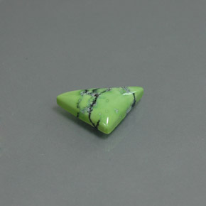 1.54 ct Green Turquoise Stone, Natural Turquoise in Trillion Cabochon Shape for Sale