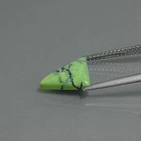 Turquoise Gemstone in 12.9 x 8.5 mm Size for Sale, Turquoise Stone in Yellow Green Color