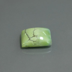 4.75 ct Green Turquoise Stone, Natural Turquoise in Baguette Cabochon Shape for Sale