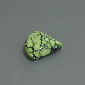 2.93 ct Green Turquoise Stone, Natural Turquoise in Fancy Cabochon Shape for Sale