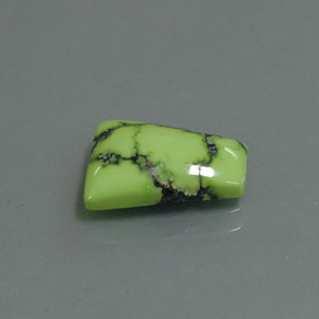 2.62 ct Green Turquoise Stone, Natural Turquoise in Trapezoid Cabochon Shape for Sale