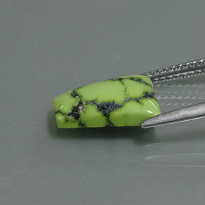 Turquoise Gemstone in 11.8 x 9.3 mm Size for Sale, Turquoise Stone in Yellow Green Color