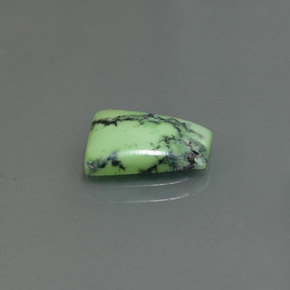 1.99 ct Green Turquoise Stone, Natural Turquoise in Trapezoid Cabochon Shape for Sale
