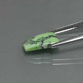 Turquoise Gemstone in 11.2 x 8.6 mm Size for Sale, Turquoise Stone in Yellow Green Color