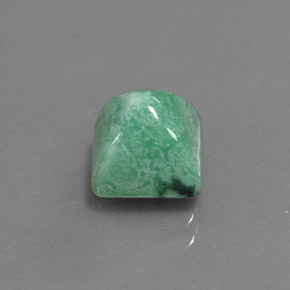 2.32 ct Green Turquoise Stone, Natural Turquoise in Square Cabochon Shape for Sale