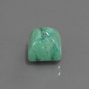 2.33 ct Green Turquoise Stone, Natural Turquoise in Square Cabochon Shape for Sale