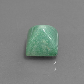 2.43 ct Green Turquoise Stone, Natural Turquoise in Square Cabochon Shape for Sale