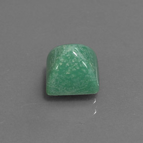 2.05 ct Green Turquoise Stone, Natural Turquoise in Square Cabochon Shape for Sale