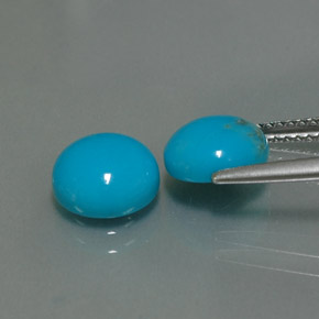 Turquoise Gemstone in 8 mm (calibrated) Size for Sale, Turquoise Stone in Blue Color