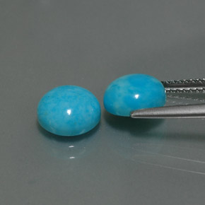 Turquoise Gemstone in 8 mm (calibrated) Size for Sale, Turquoise Stone in Blue Color