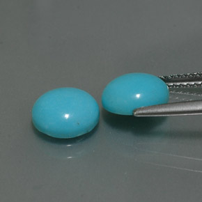 Turquoise Gemstone in 8 mm (calibrated) Size for Sale, Turquoise Stone in Blue Color