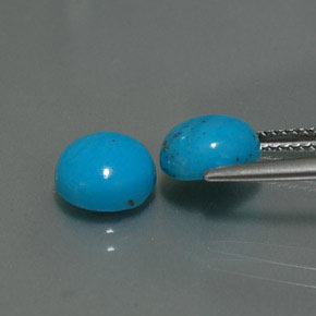 Turquoise Gemstone in 8 mm (calibrated) Size for Sale, Turquoise Stone in Blue Color