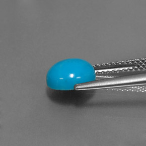 Turquoise Gemstone in 8 mm (calibrated) Size for Sale, Turquoise Stone in Blue Color