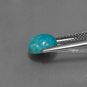 Turquoise Gemstone in 8 mm (calibrated) Size for Sale, Turquoise Stone in Blue Color