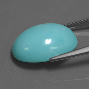 Turquoise Gemstone in 18 x 13 mm (calibrated) Size for Sale, Turquoise Stone in Blue Color