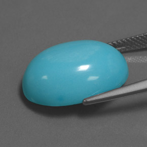 Turquoise Gemstone in 18 x 13 mm (calibrated) Size for Sale, Turquoise Stone in Blue Color