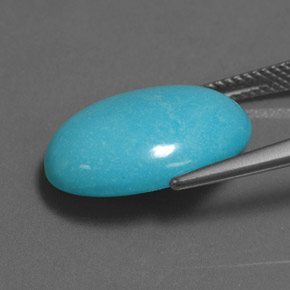 Turquoise Gemstone in 18 x 13 mm (calibrated) Size for Sale, Turquoise Stone in Blue Color