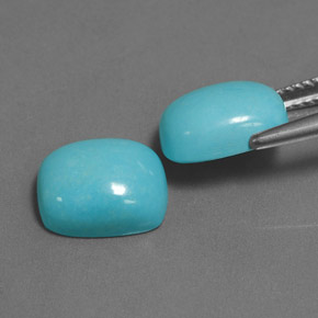 Turquoise Gemstone in 10.2 x 8.2 mm Size for Sale, Turquoise Stone in Blue Color