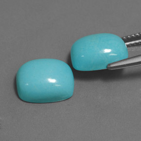 Turquoise Gemstone in 10.2 x 8.2 mm Size for Sale, Turquoise Stone in Blue Color
