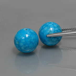 Turquoise Gemstone in 10.3 mm Size for Sale, Turquoise Stone in Blue Color
