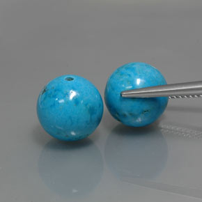 Turquoise Gemstone in 10.3 mm Size for Sale, Turquoise Stone in Blue Color