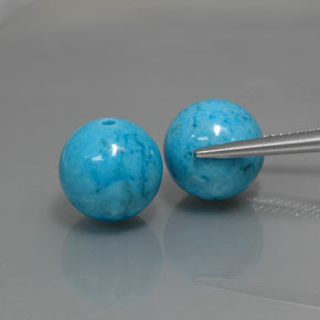 Turquoise Gemstone in 10.3 mm Size for Sale, Turquoise Stone in Blue Color