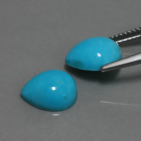 Turquoise Gemstone in 10.2 x 8.3 mm Size for Sale, Turquoise Stone in Blue Color