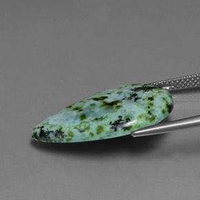 Turquoise Gemstone in 23.4 x 15.5 mm Size for Sale, Turquoise Stone in Blue Green Color