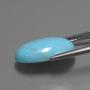 Turquoise Gemstone in 15.5 x 9.9 mm Size for Sale, Turquoise Stone in Blue Color