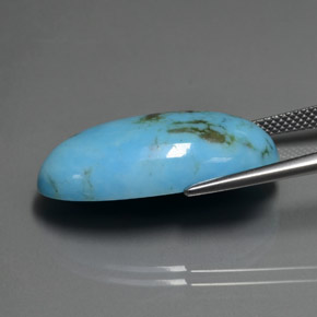 Turquoise Gemstone in 26 x 13.8 mm Size for Sale, Turquoise Stone in Blue Color