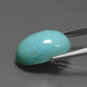 Turquoise Gemstone in 16.4 x 10.9 mm Size for Sale, Turquoise Stone in Blue Color