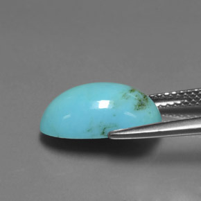 Turquoise Gemstone in 13.8 x 8.2 mm Size for Sale, Turquoise Stone in Blue Color