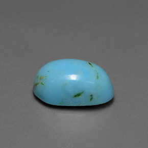 3.08 ct Blue Turquoise Stone, Natural Turquoise in Fancy Cabochon Shape for Sale