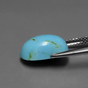 Turquoise Gemstone in 12.5 x 7.6 mm Size for Sale, Turquoise Stone in Blue Color