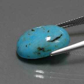 Turquoise Gemstone in 16 x 12 mm (calibrated) Size for Sale, Turquoise Stone in Blue Color