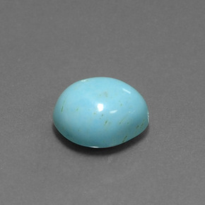 4.29 ct Blue Turquoise Stone, Natural Turquoise in Fancy Cabochon Shape for Sale