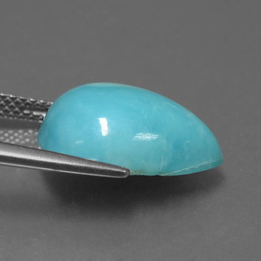 Turquoise Gemstone in 15.4 x 11.2 mm Size for Sale, Turquoise Stone in Blue Color