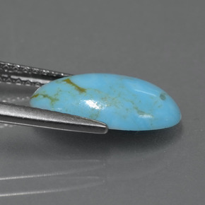 Turquoise Gemstone in 13.1 x 7.4 mm Size for Sale, Turquoise Stone in Blue Color