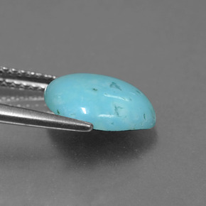 Turquoise Gemstone in 10.4 x 9.8 mm Size for Sale, Turquoise Stone in Blue Color