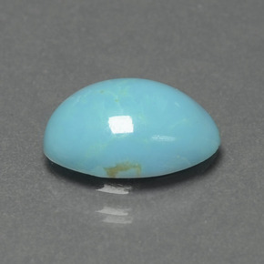 2.07 ct Blue Turquoise Stone, Natural Turquoise in Fancy Cabochon Shape for Sale