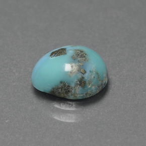 1.83 ct Blue Turquoise Stone, Natural Turquoise in Fancy Cabochon Shape for Sale