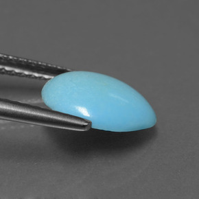 Turquoise Gemstone in 9.9 x 8.4 mm Size for Sale, Turquoise Stone in Blue Color