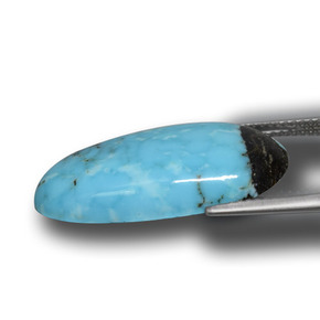 Turquoise Gemstone in 25.6 x 13.2 mm Size for Sale, Turquoise Stone in Blue Color