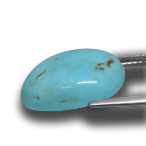 Turquoise Gemstone in 16 x 12.3 mm Size for Sale, Turquoise Stone in Blue Color
