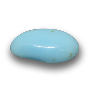 3.44 ct Blue Turquoise Stone, Natural Turquoise in Fancy Cabochon Shape for Sale
