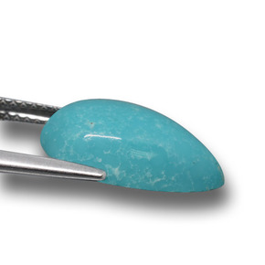 Turquoise Gemstone in 15.3 x 10.1 mm Size for Sale, Turquoise Stone in Blue Color
